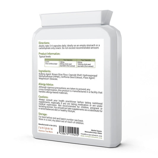 5HTP 200mg 90 Capsules - Junipers