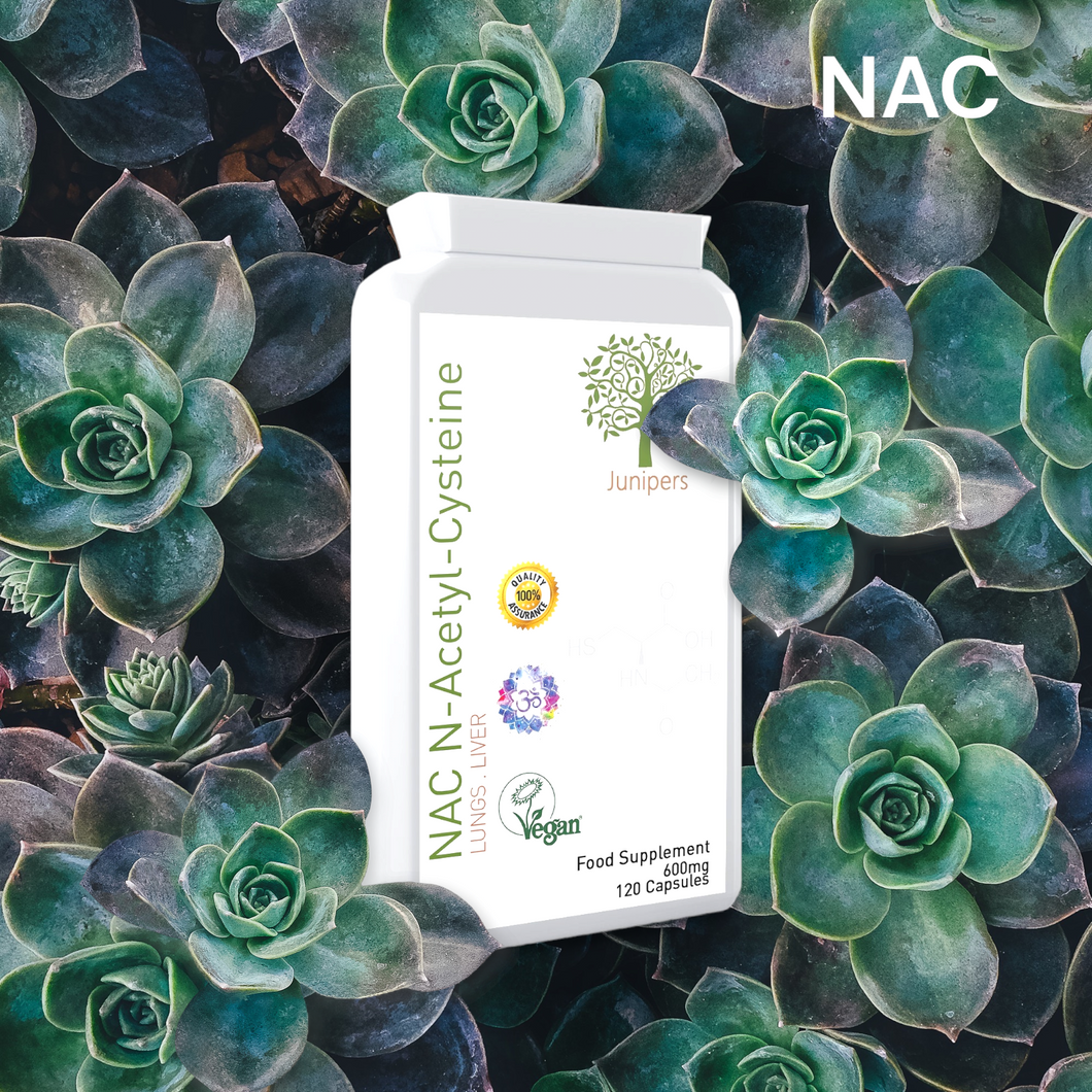 NAC N-Acetyl-Cysteine 120 Capsules