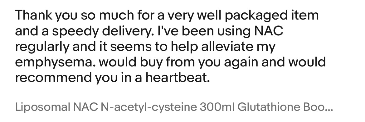 Liposomal NAC N - Acetyl - Cysteine 300ml Liposomal Technology Glutathione Production - Junipers