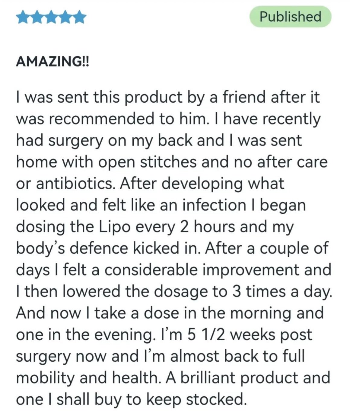 Liposomal Technology Encapsulated Vitamin C - Ultimate Absorption - Junipers