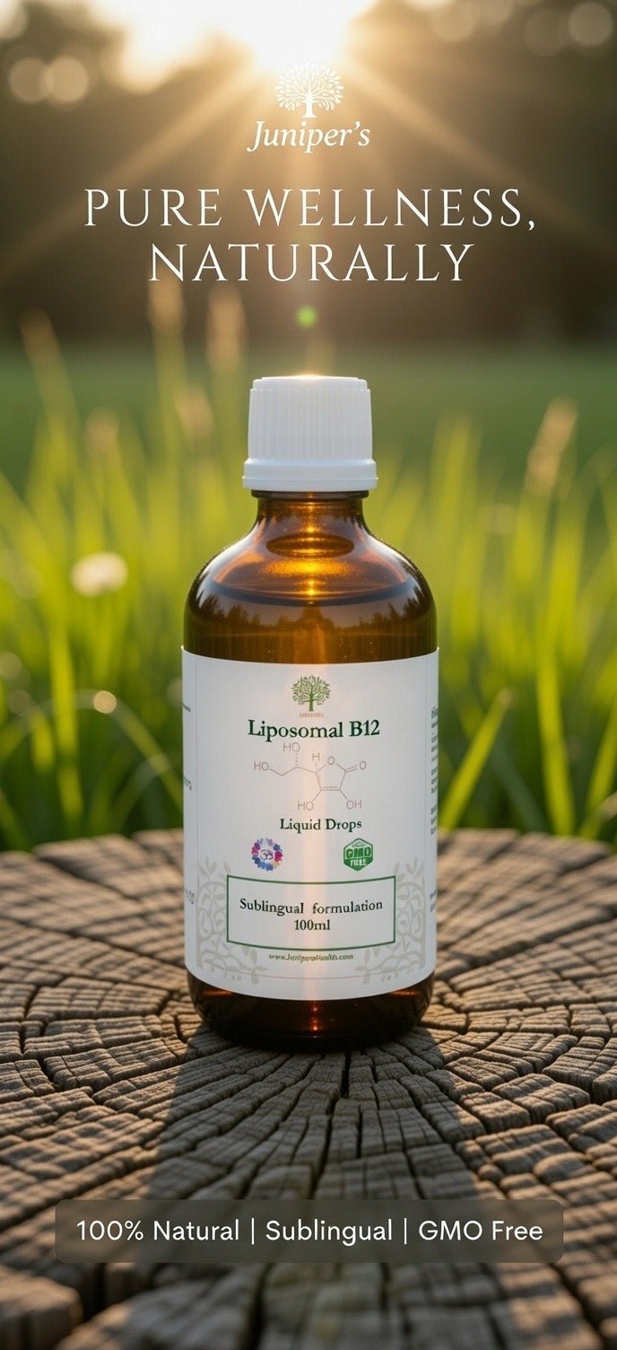 Sublingual Liposomal Vitamin B12 100ml Bottle - Junipers